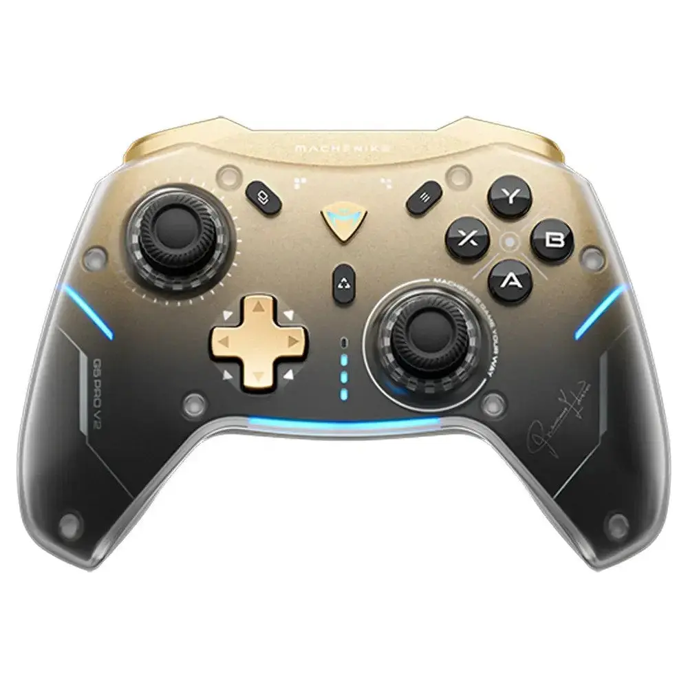 Machenike G5Pro Premium Edition Trådløs Controller m. Ladestasjon - Svart / Gull