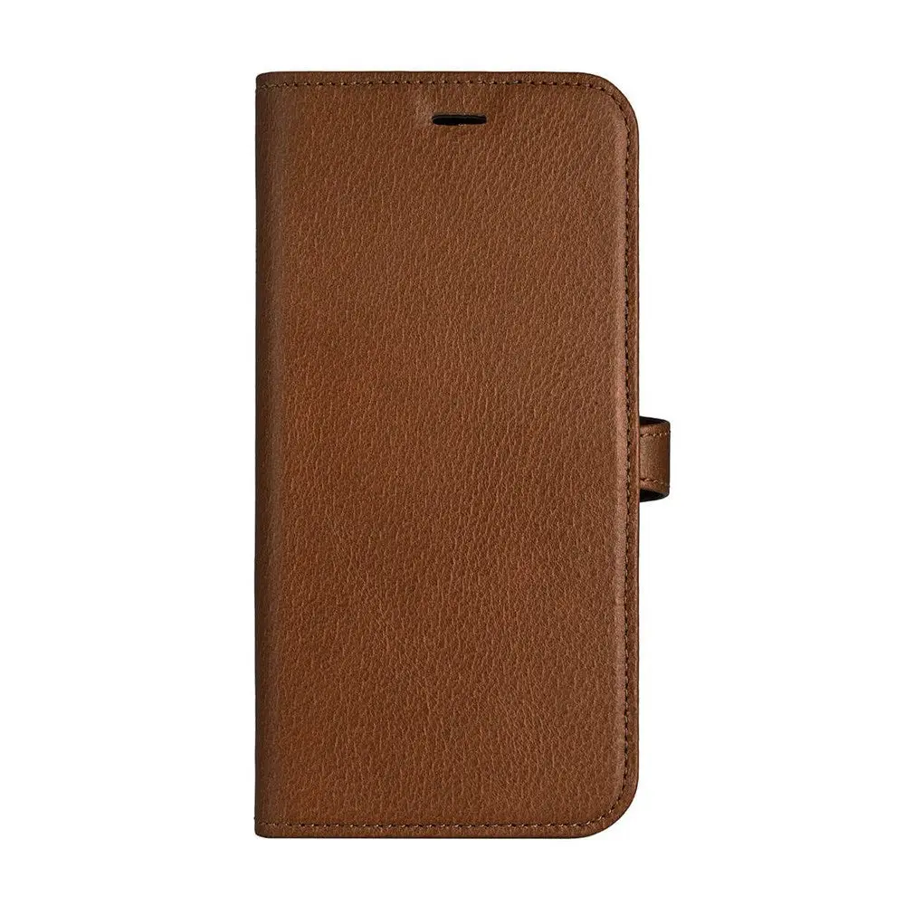 iPhone 16 Pro Buffalo 2-i-1 Magnet Flip-Deksel i Ekte Skinn med Lommebok - MagSafe Kompatibel