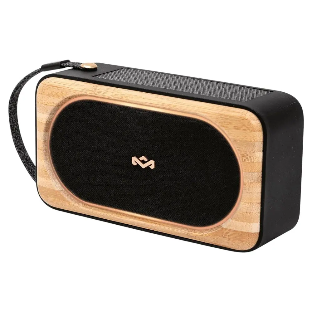 House of Marley Roots Solar Bluetooth Høyttaler - Svart / Lys Bambus