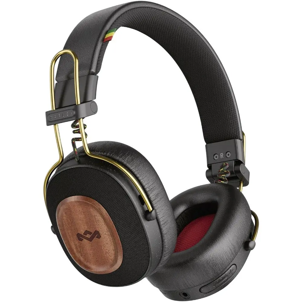 House of Marley Positive Vibration Rebel ANC Headphones - Black