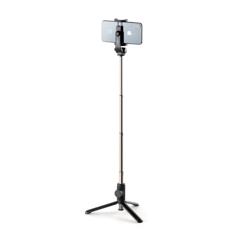 Fixed Snap Lite 2-i-1 Stativ & Selfiestang med Bluetooth-Utløserknapp – Svart