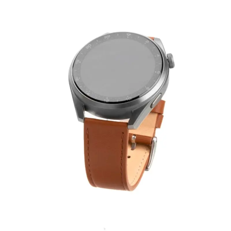 Fixed Universal Smartwatch Ekte Skinn Rem (20mm) - Brun