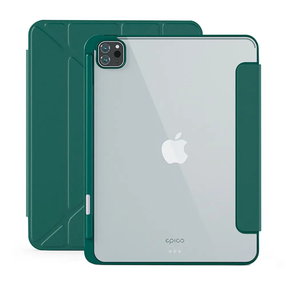 iPad Air 11-10.9" (2026-2020) / Pro 11" (2022-2018) Epico Hero Flip Case - Origami - Grønn