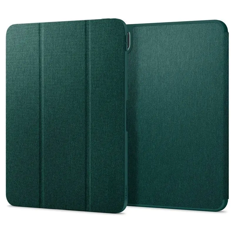 iPad Pro 11" (2025 / 2024) Spigen Urban Fit Stoff Deksel med Pekepenn Holder - Grønn