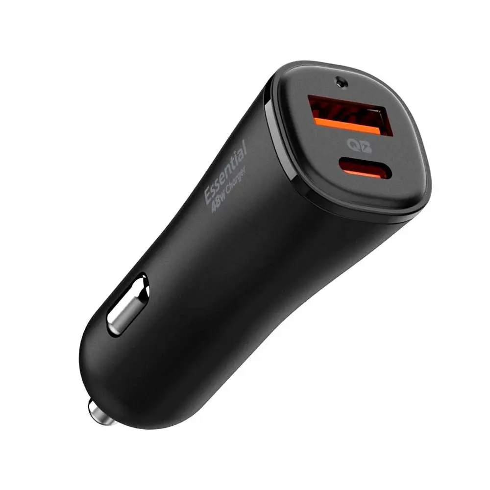 Spigen 48W Billader m. 1x USB-C & 1x USB-A - Svart