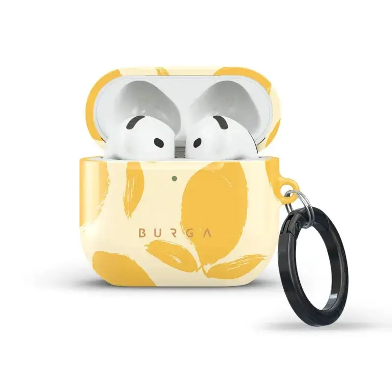 Apple AirPods (4. Gen.) Burga Deksel m. Karabinkrok - Lemon Tart