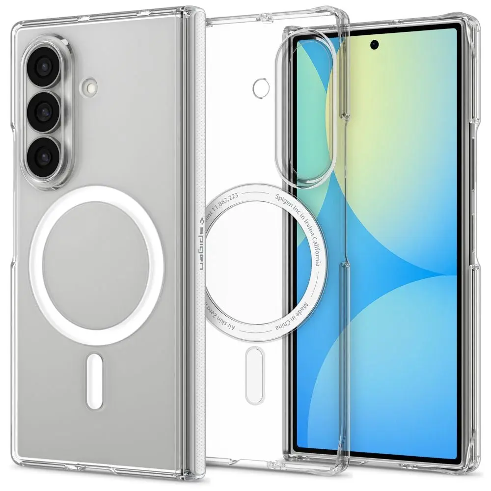 Samsung Galaxy Z Fold8 Ultra Spigen Air Skin Zero Cover - MagSafe Kompatibel - Gjennomsiktig / Hvit