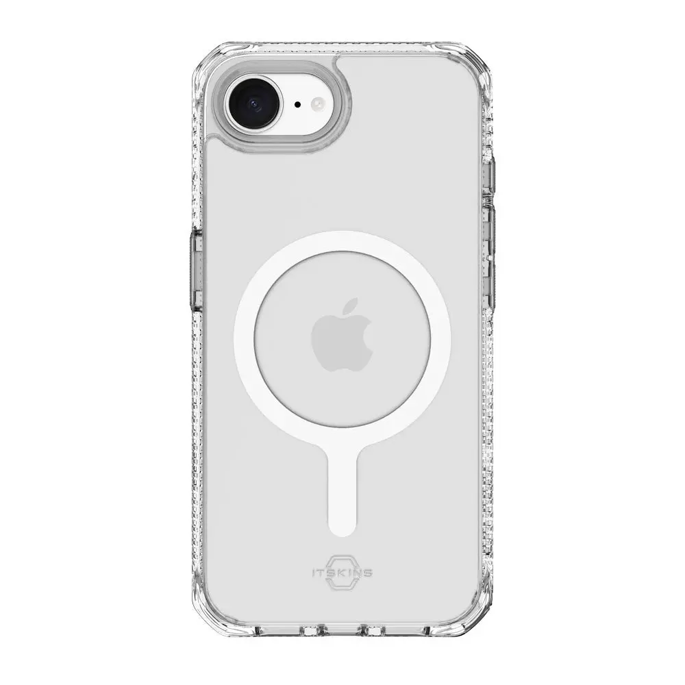 iPhone 16e ITSKINS Hybrid MagClear Deksel - MagSafe Kompatibel - Gjennomsiktig