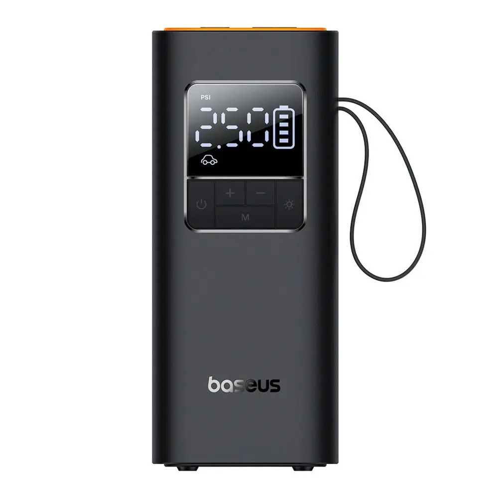 Baseus SuperMini Pro Kompressor med Batterier - Svart
