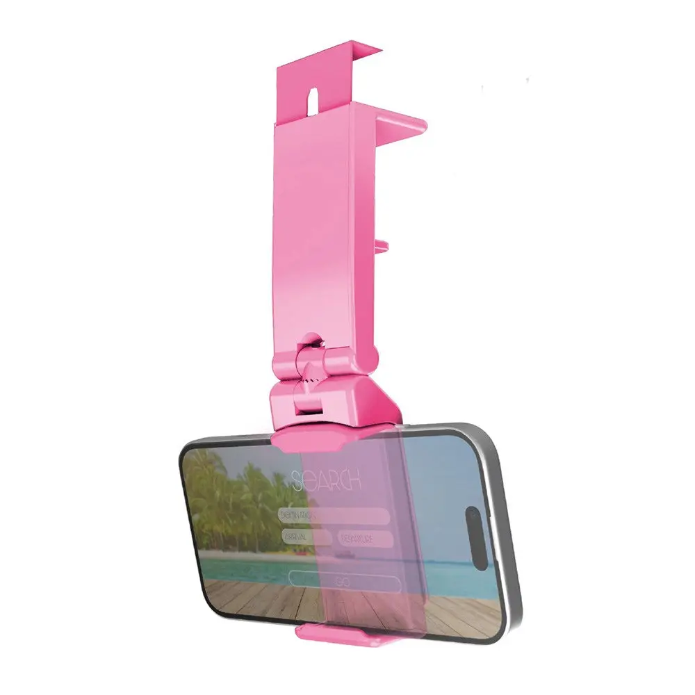 Allsidig & Sammenleggbar Universal Mobilholder med Klemme - Rosa