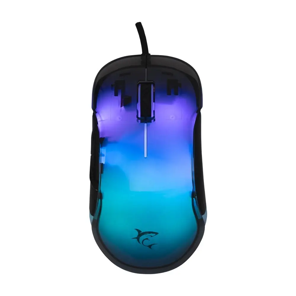 White Shark MORDRED Gaming Mus - 7D / 12800 DPI - Svart