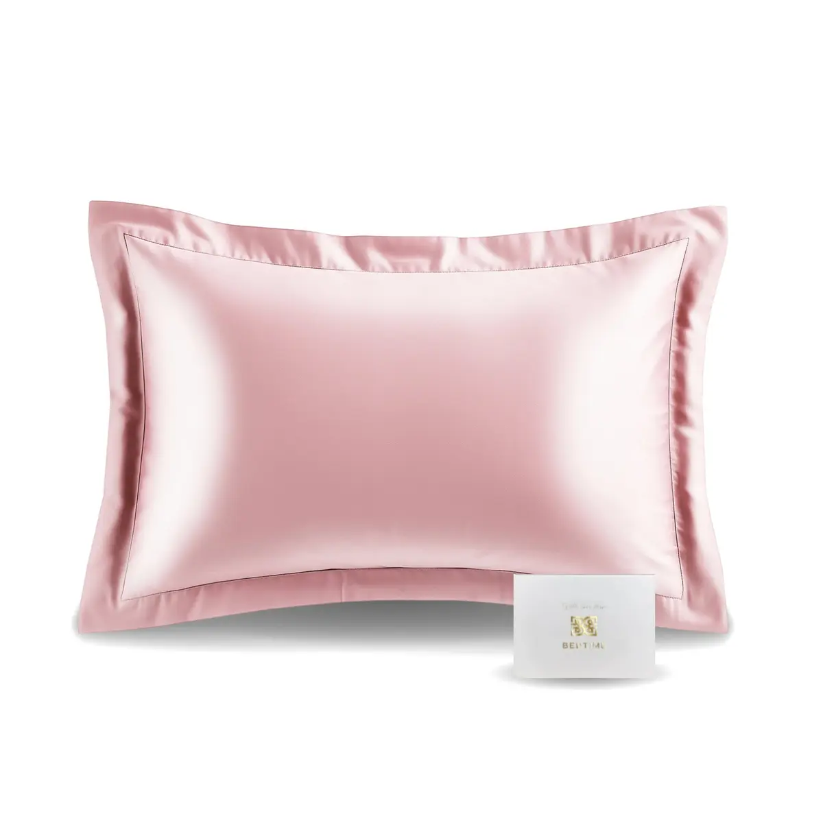 Bambus Hotellputetrekk Lys Rosa