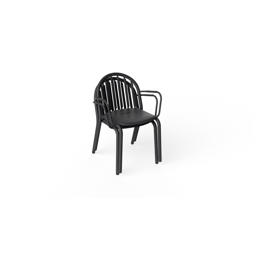 Fatboy Hagestol med Armlener Fred's set anthracite (2 pcs)