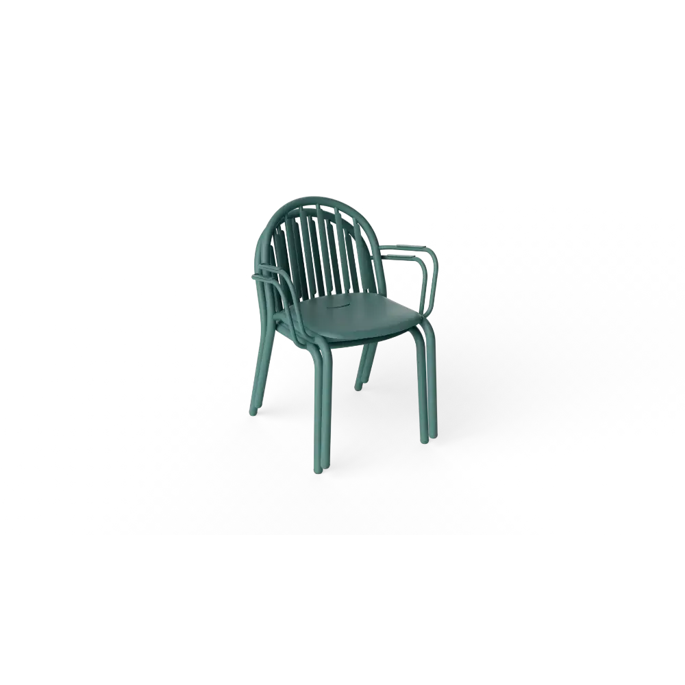 Fatboy Hagestol med Armlener Fred's set dark sage (2 pcs)