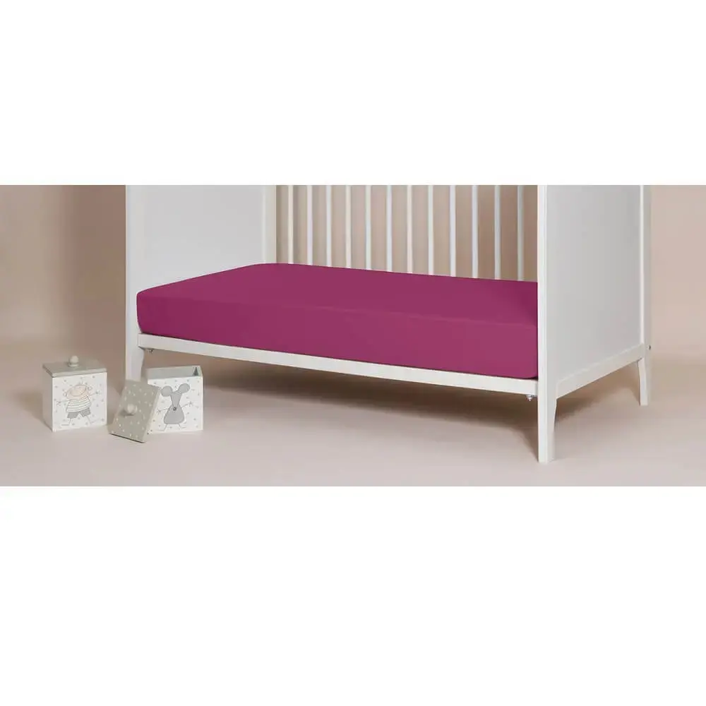 Tisselaken Respira Vanntett og pustende laken, mørk rosa 60x120