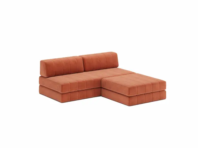 CozyPad C10 Sovesofa med puff fra Innovation Living