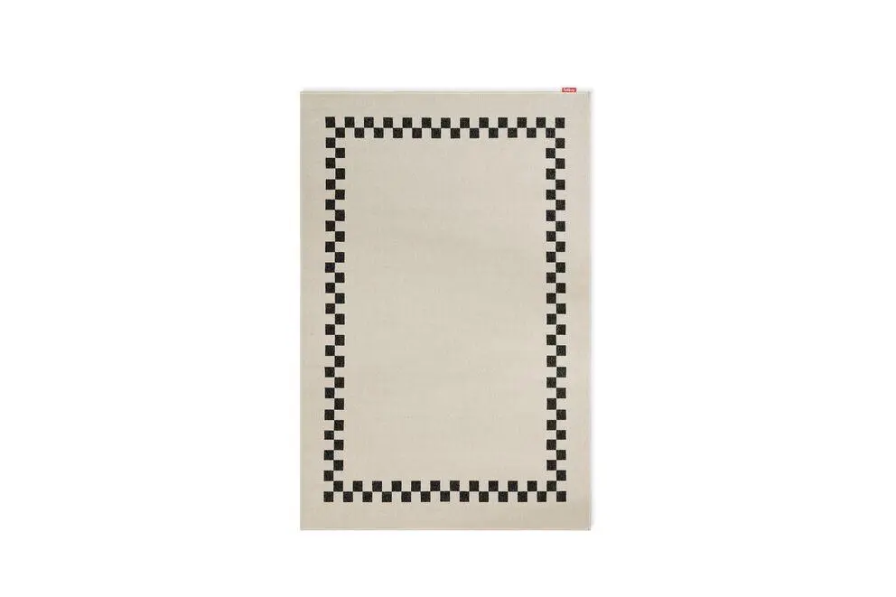 Fatboy carpretty petit check border anthracite / creme