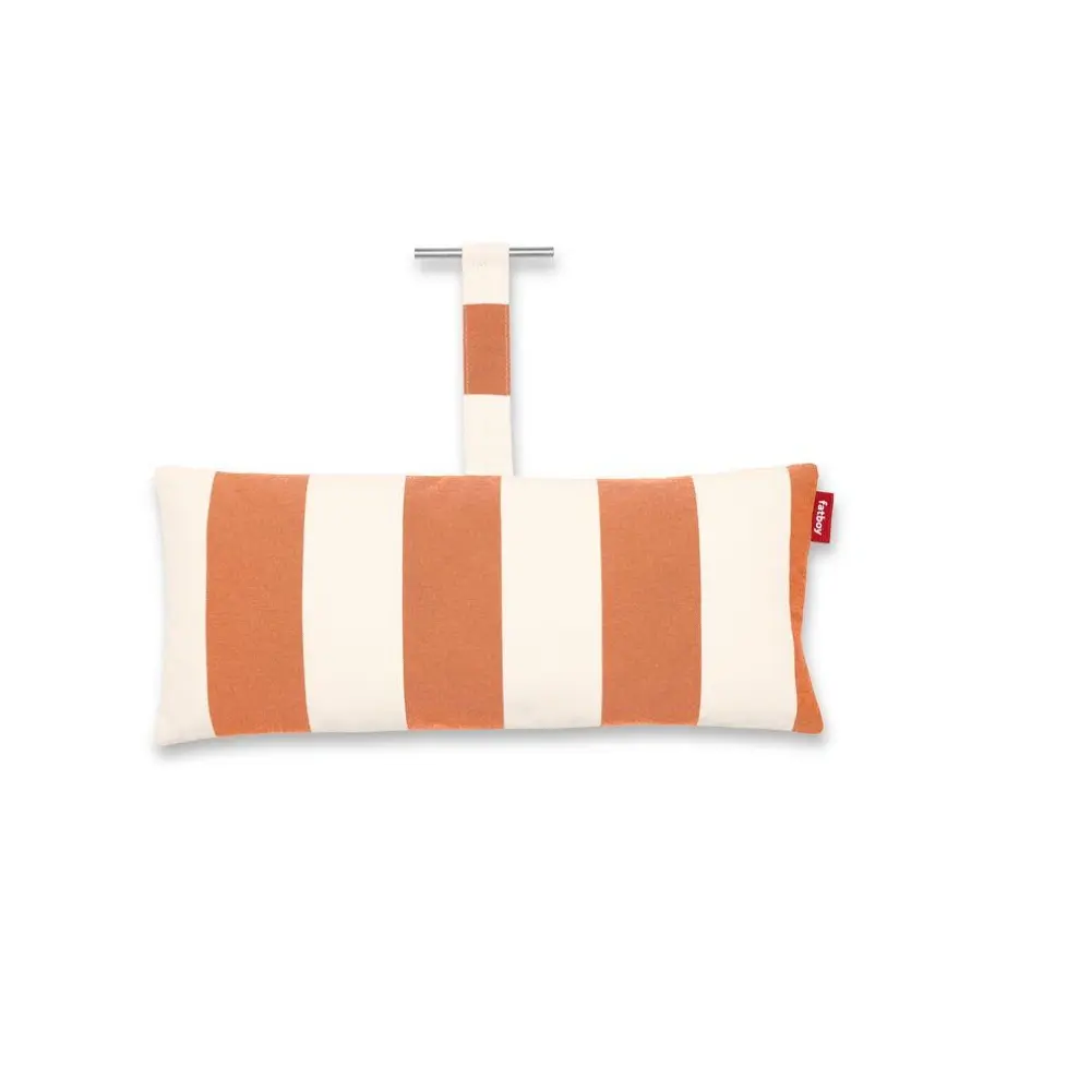 Fatboy headdemock superb pillow stripe orange creme