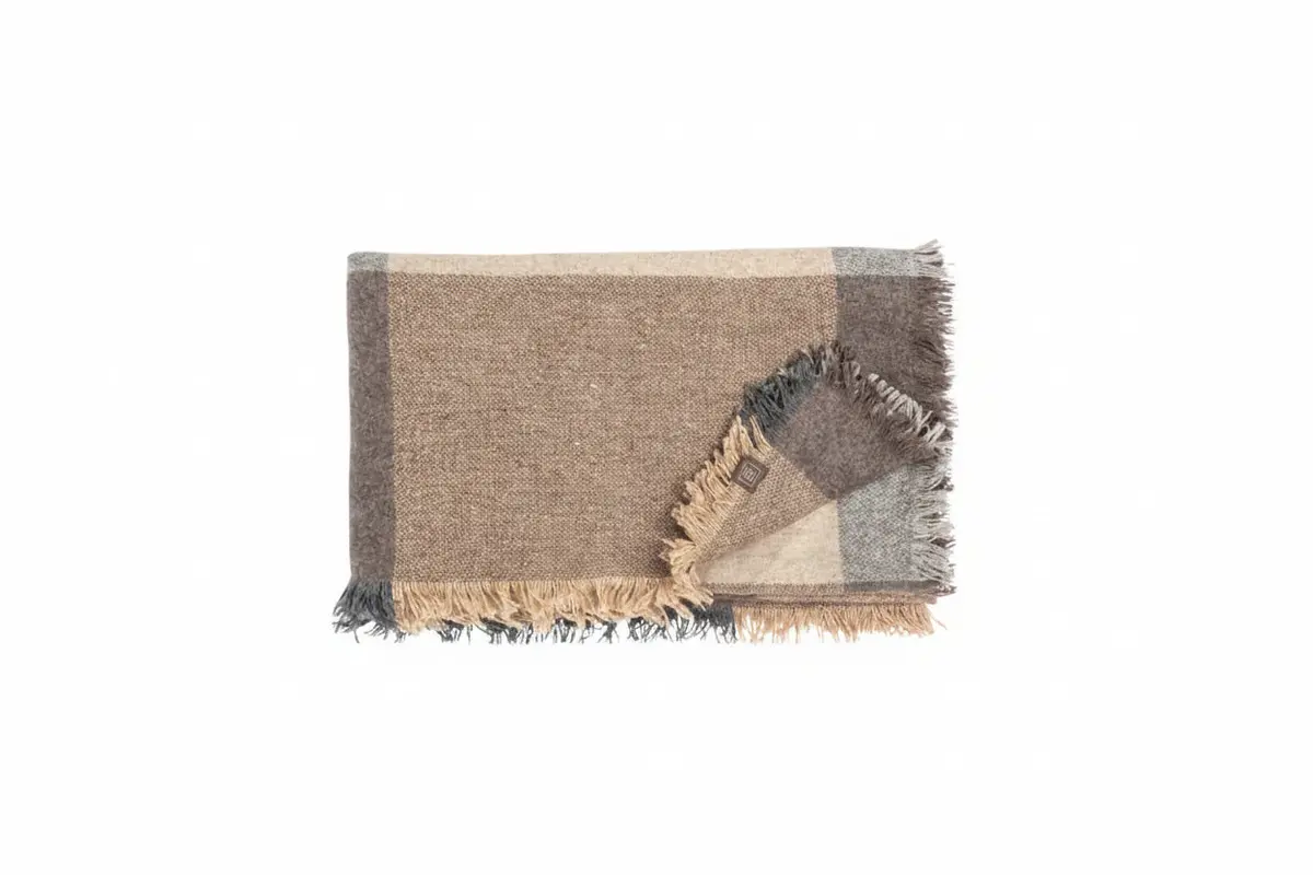 Halvor Bakke Ulundi Pledd 120x200 Beige