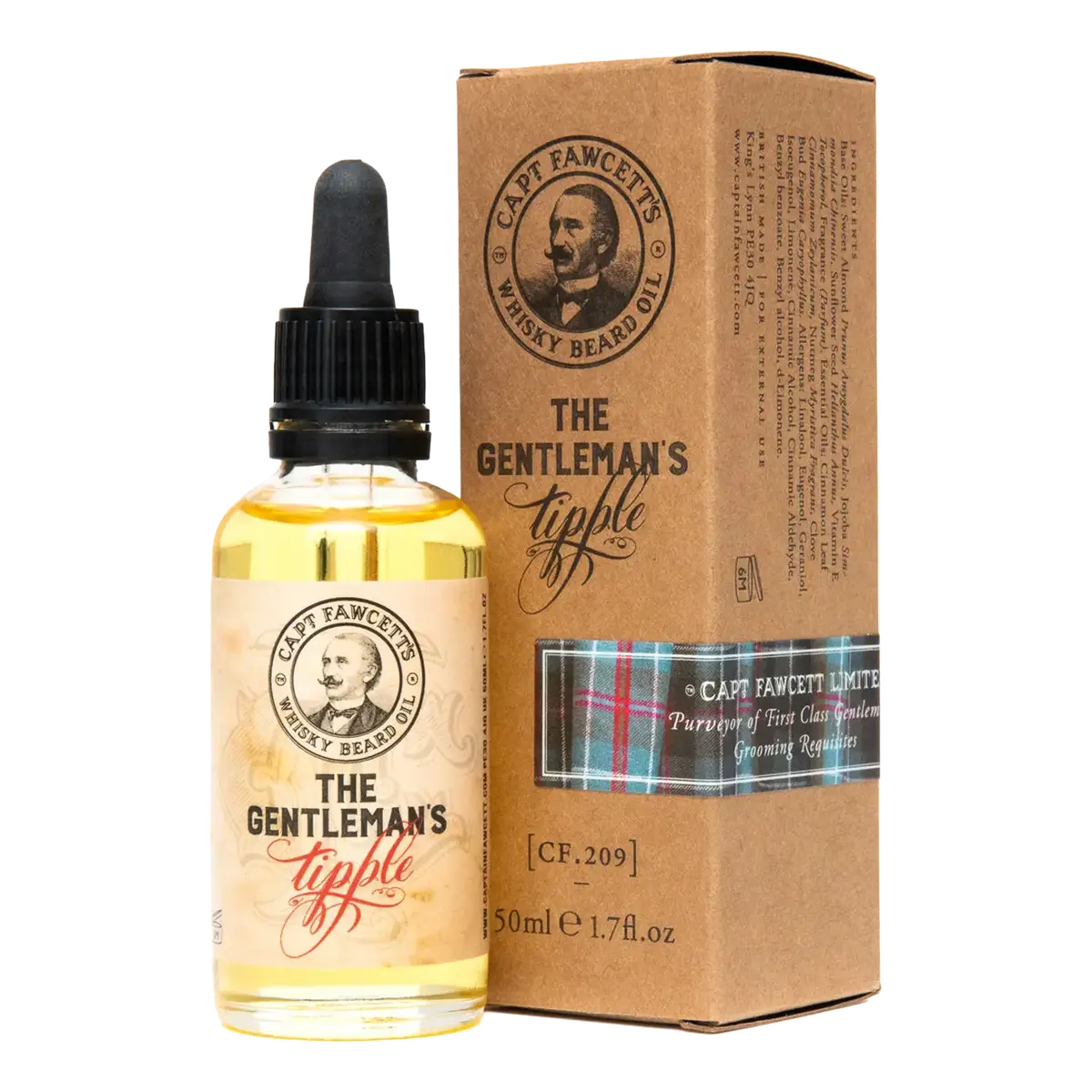Captain Fawcett's Gentleman's Tipple Whisky skjeggolje