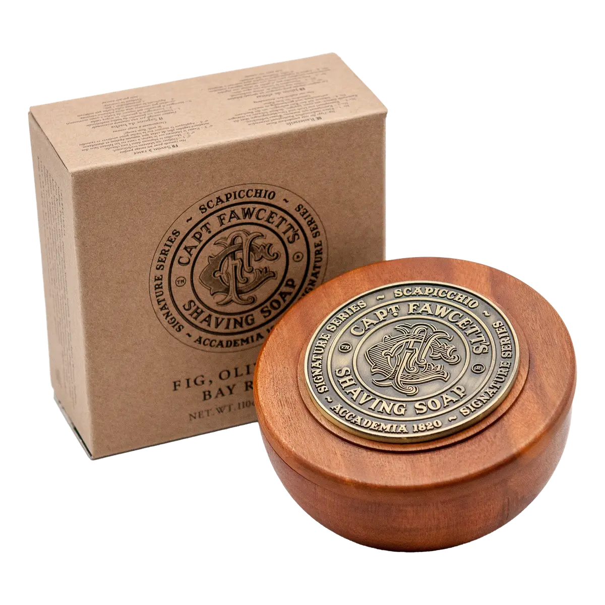 Captain Fawcett's barbersåpe i skål - Scapicchio