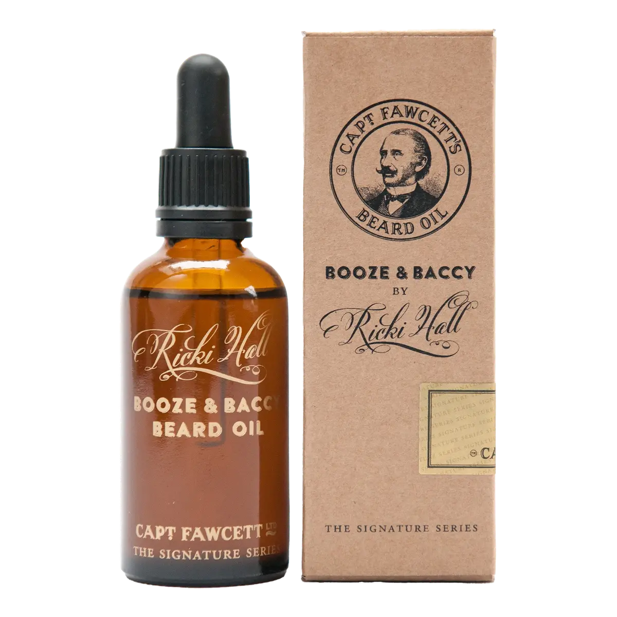 Captain Fawcett's skjeggolje - Ricki Hall Booze & Baccy
