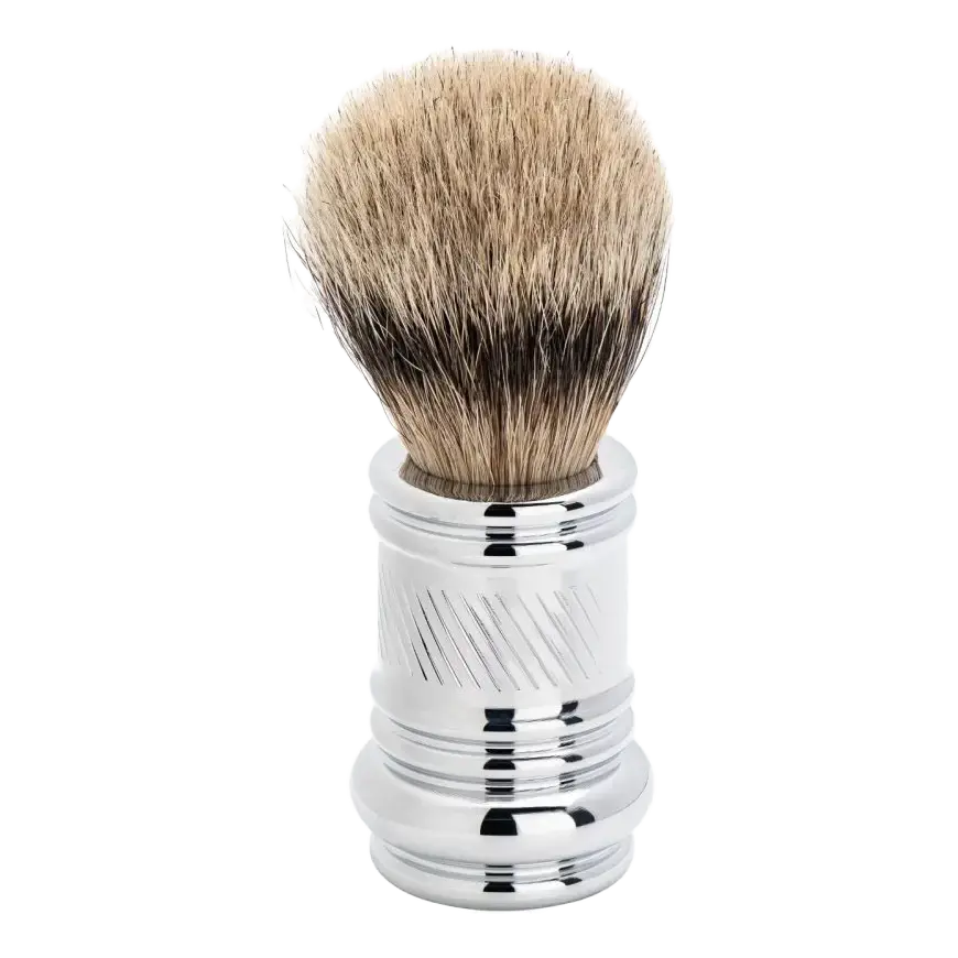 Merkur Barber Pole Silvertip Badger barberkost
