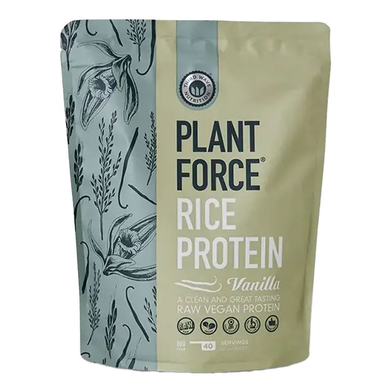 Plantforce risproteinpulver - Vanilje