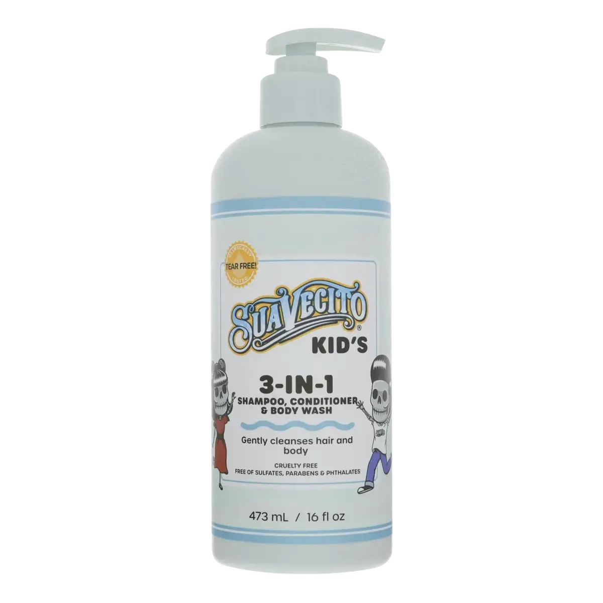 Suavecito  Kid's 3-in-1 sjampo, balsam og body wash