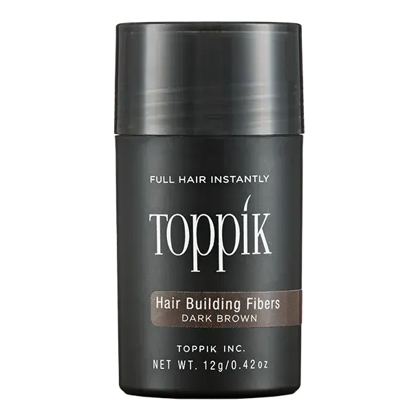 Toppik Hårfiber mørk brun