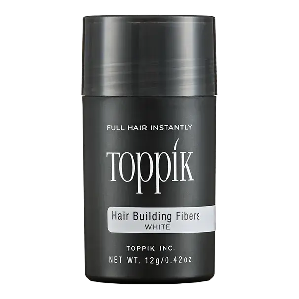 Toppik Hårfiber hvit