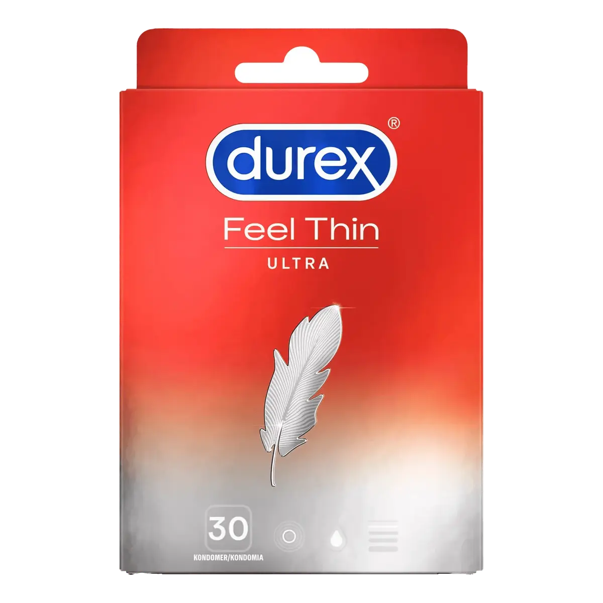 Durex Ultra Thin kondomer 30-pakning