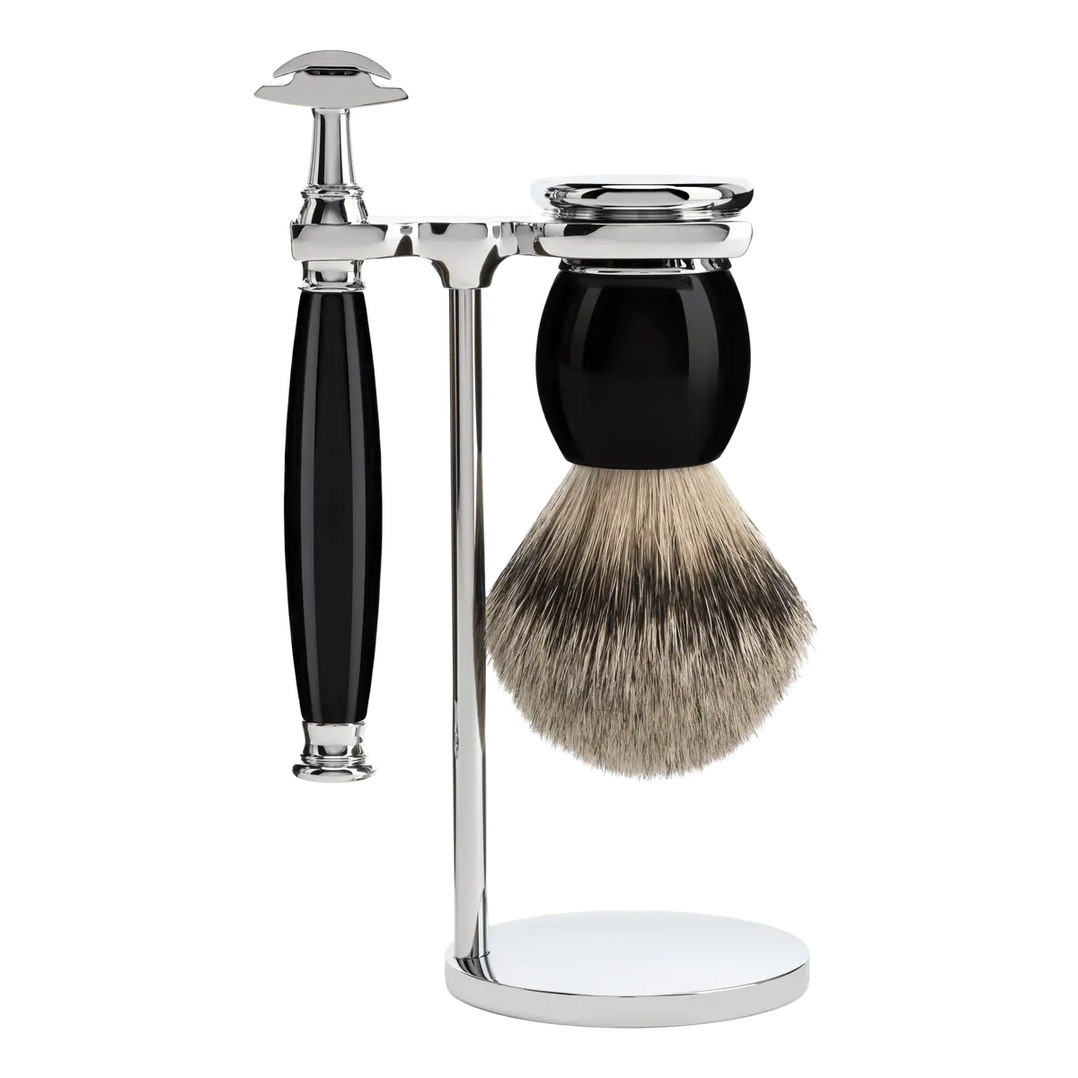 Mühle Sophist barbersett 3 deler - Sort