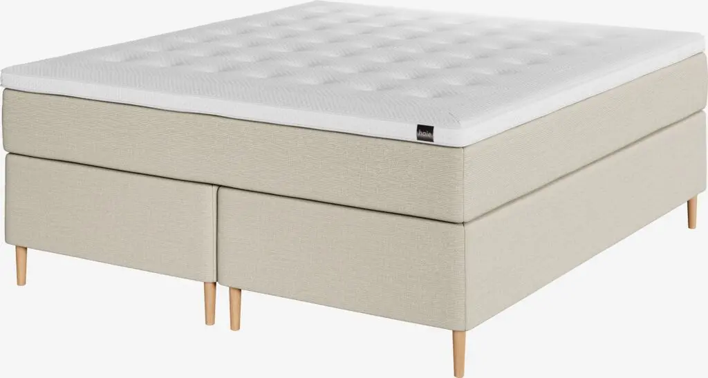 Kontinentalseng 180x210 HØIE EIO + FLUO beige-93 Medium