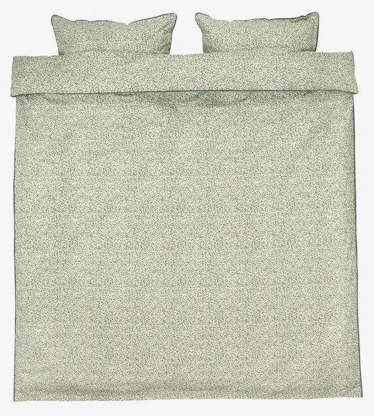 Sengesett EMILY percale 200x220 blå