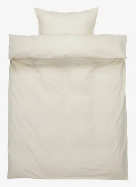 Sengesett ELLIE 140x200 natur m/broderi