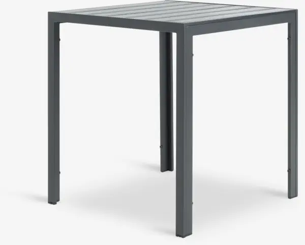 Hagebord JERSORE B70xL70 svart