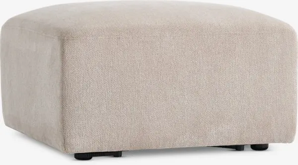 Sofamodul SKEJBY sjeselong/puff beige stoff