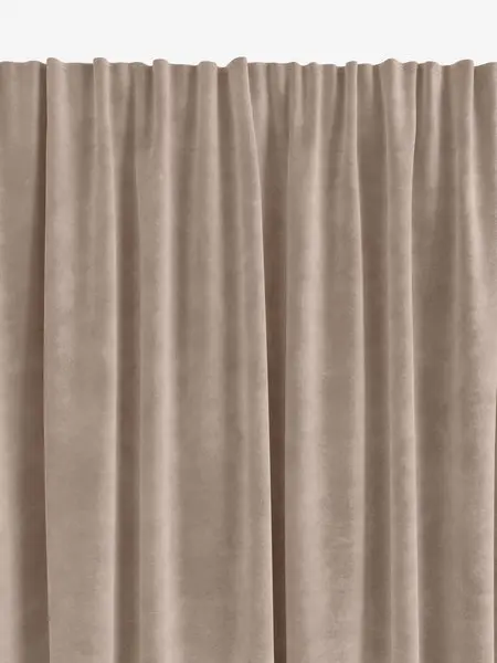 Gardin AUSTRA 1x140x300 fløyel taupe