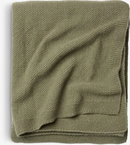 Pledd HUMLE 130x170 grønn