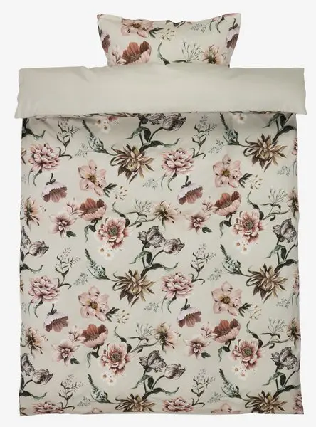 Satengsengesett ESTHER 140x200 natur