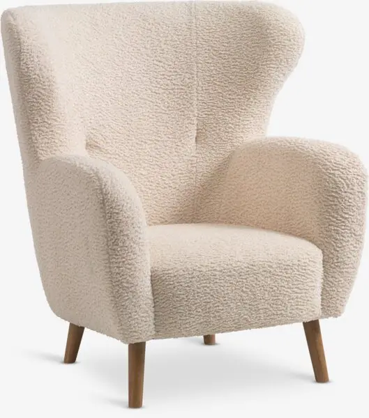 Lenestol VILDSUND offwhite teddy