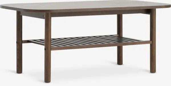 Sofabord LYNGVIG 60x110 1 hylle mørk eik