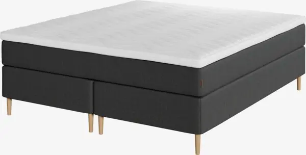 Kontinentalseng 180x200 HEMLA + TOSEN grå-40 Myk