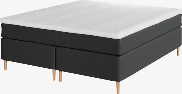 Kontinentalseng 150x200 SOKNA + RESA grå-40 Medium