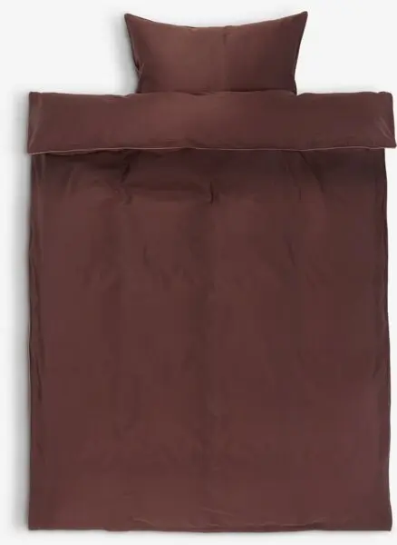 Satengsengesett SANNA 140x200 aubergine