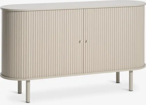 Skjenk DYVIG B140 2 sjalusidører sand