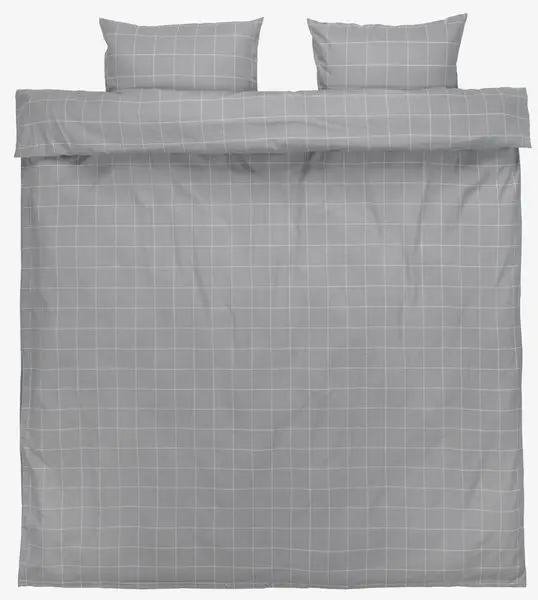 Flanellsengesett THERESA 200x220 grå