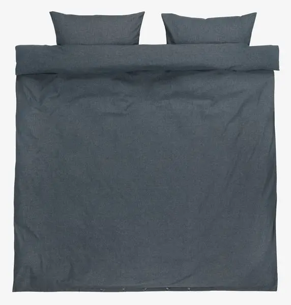 Flanellsengesett RONJA 200x220 denimblå