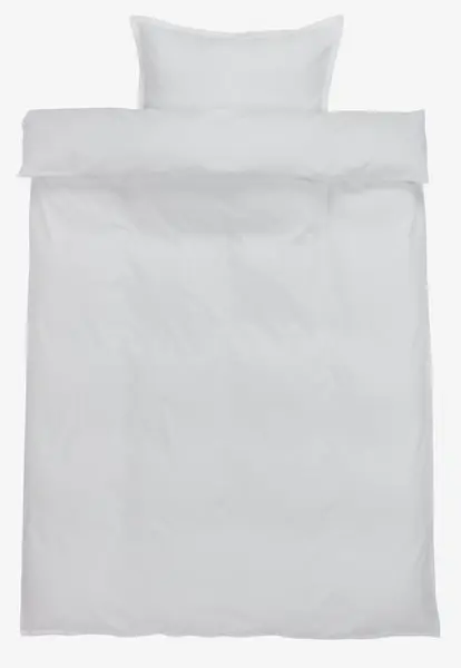 Satengsengesett INGEBORG 140x220 hvit